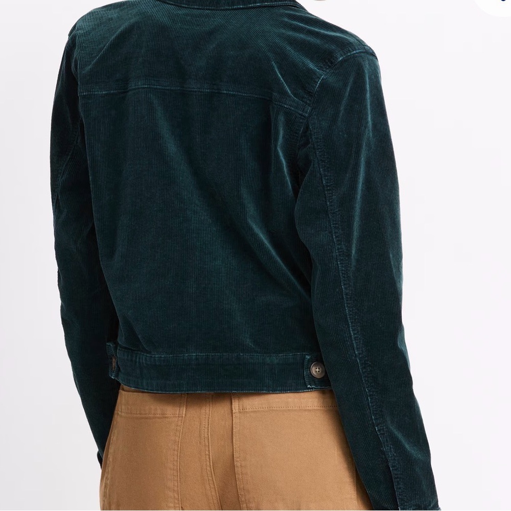 Kut from the Kloth Green Corduroy Jacket Size Small - Picture 7 of 8